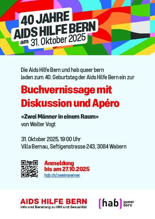 Flyer Buchvernissage vom 27.10.2025