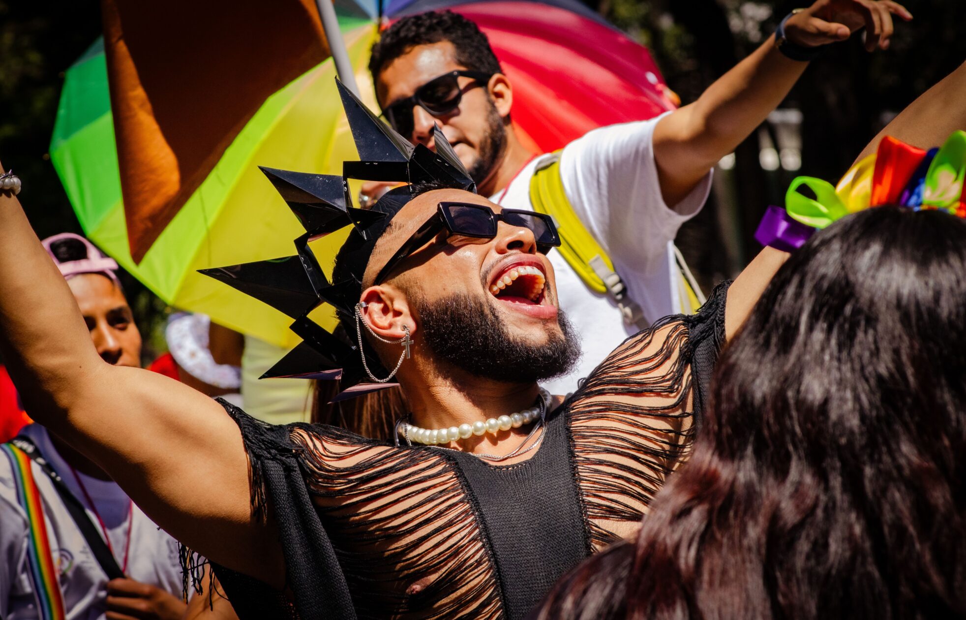 Teilnehmer an der Pride
