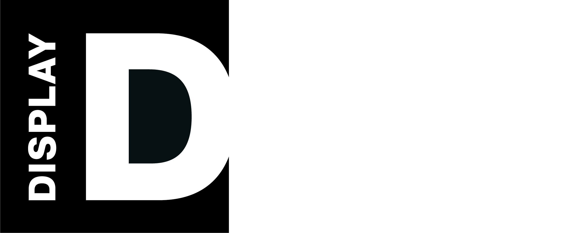 DISPLAY Logo negativ