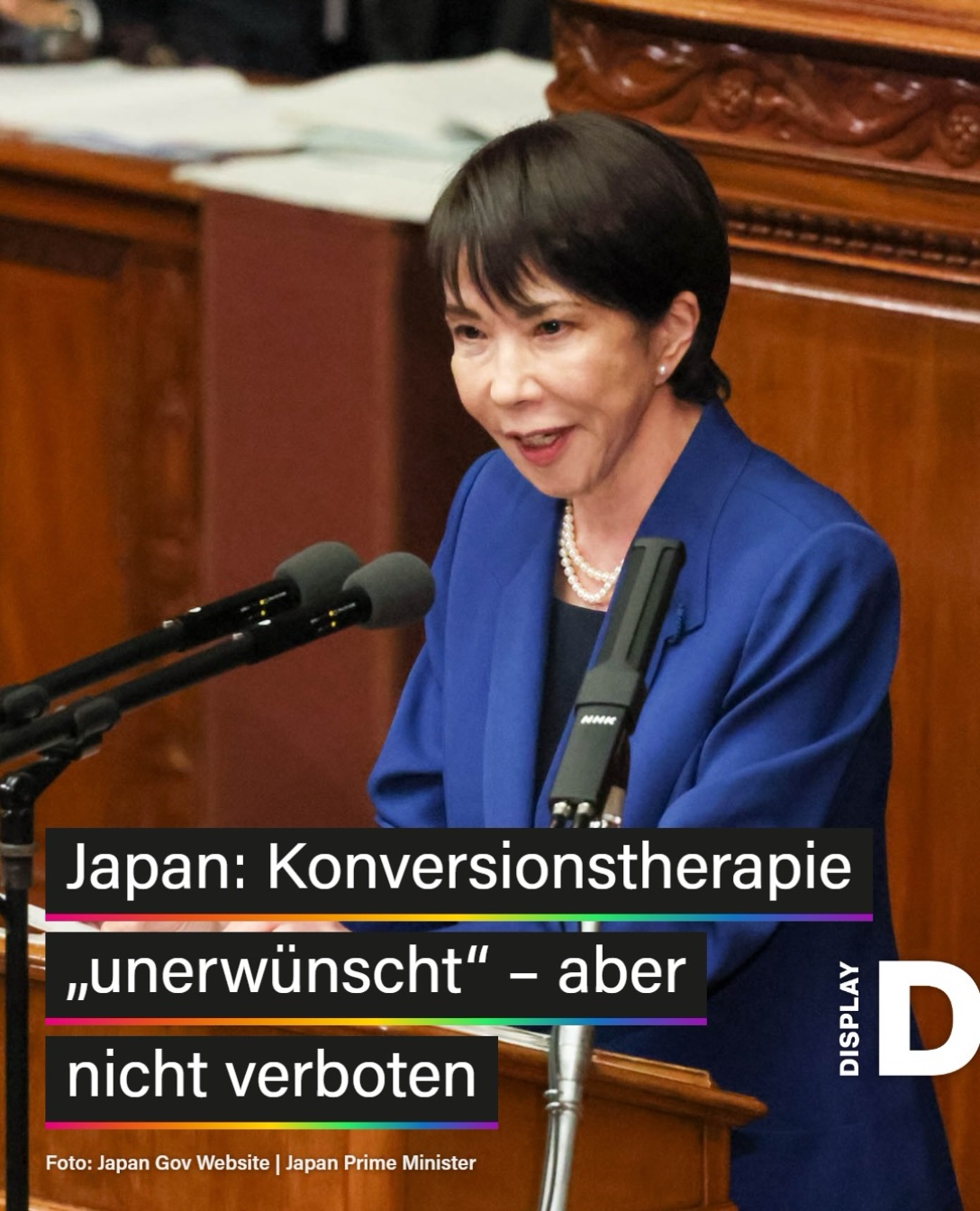 Die japanische Regierung bezeichnet Konversionstherapie als „unerwünscht“, wenn sie gegen den Willen einer Person durchgeführt wird. Trotzdem gibt es derzeit keine Pläne für ein gesetzliches…