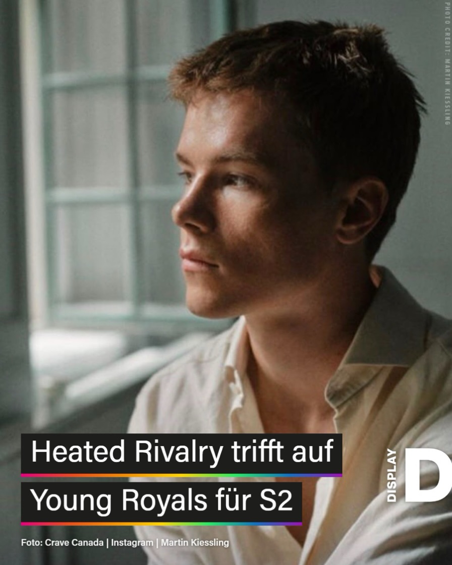 Edvin Ryding aus Young Royals stösst in Staffel 2 zum Cast von Heated Rivalry als Luca Haas hinzu. #EdvinRyding #HeatedRivalry #LucaHaas #YoungRoyals #Gay