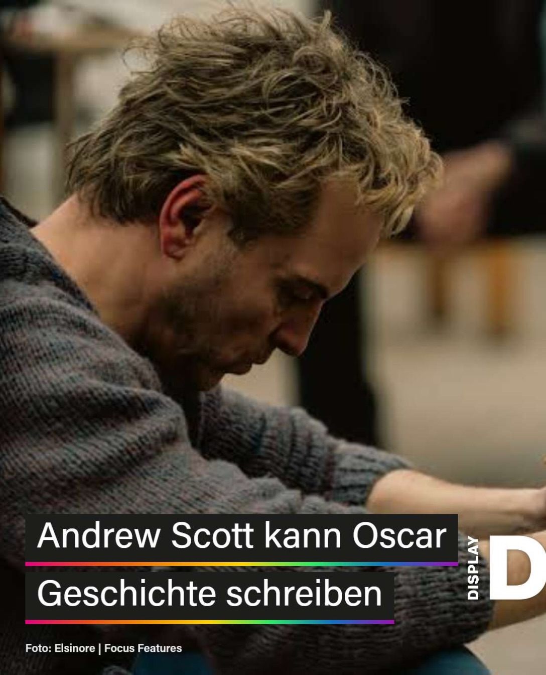Kann Andrew Scott Geschichte schreiben? 🏳️‍🌈 Mit seiner Rolle in «Elsinore» könnte er der erste offen schwule Mann werden, der den Oscar als bester Hauptdarsteller…