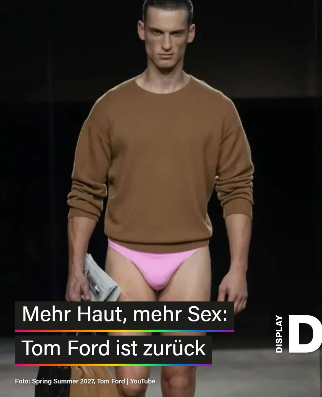 Tangas, transparente Stoffe und jede Menge Sexappeal: Tom Ford zeigt für SS27 eine Kollektion, die garantiert nicht unbemerkt bleibt. Entdecke die neue Kollektion und die…
