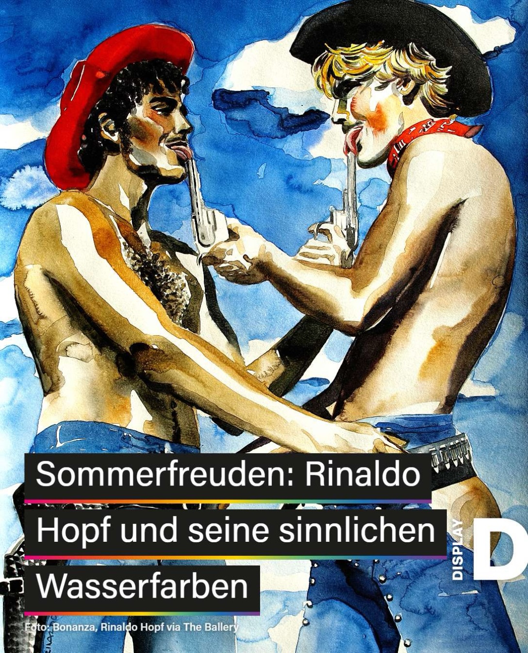 Sommer, Sinnlichkeit und Farbe: Rinaldo Hopfs Aquarelle feiern die Leichtigkeit des Augenblicks. ✨ Link in Bio @rinaldohopf @the_ballery #RinaldoHopf #Aquarell #Berlin #Kunst Ga