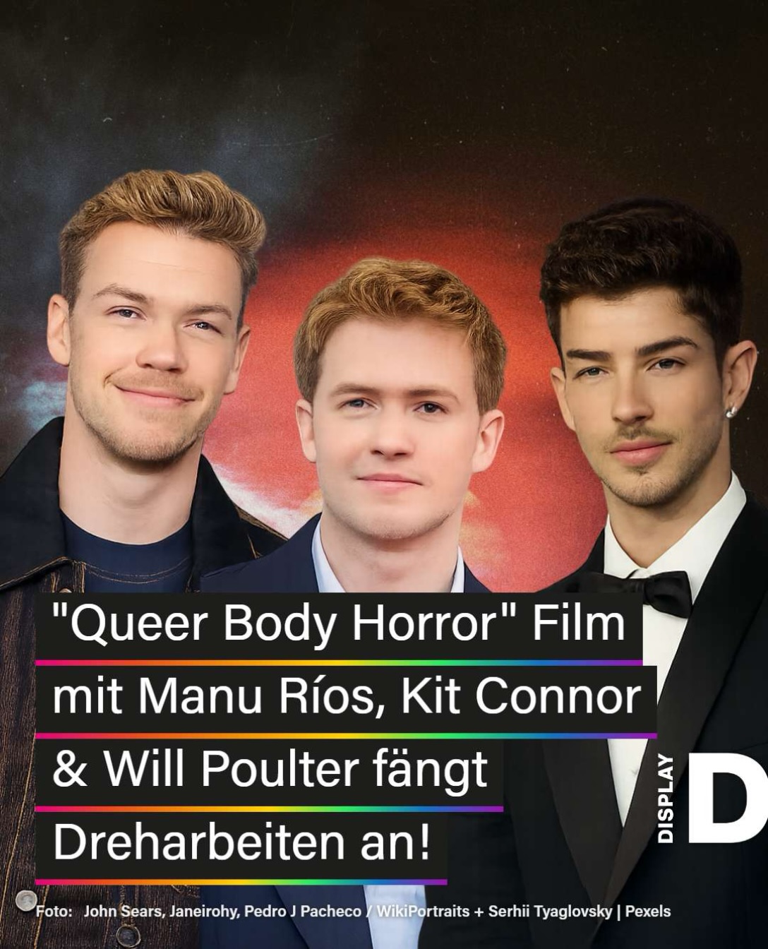 Manu Ríos, Kit Connor und Will Poulter treffen in ‘Rapture’ auf Mittelalter, Zombies und eine queere Liebesgeschichte. Jordan Tannahills Spielfilmdebüt startet im Oktober mit den…