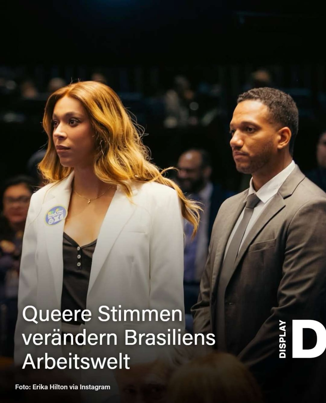 Eine trans Frau und ein schwuler Mann schreiben Geschichte: Erika Hilton und Rick Azevedo haben den grössten Sieg für die Arbeitsrechte in Brasilien seit 40…